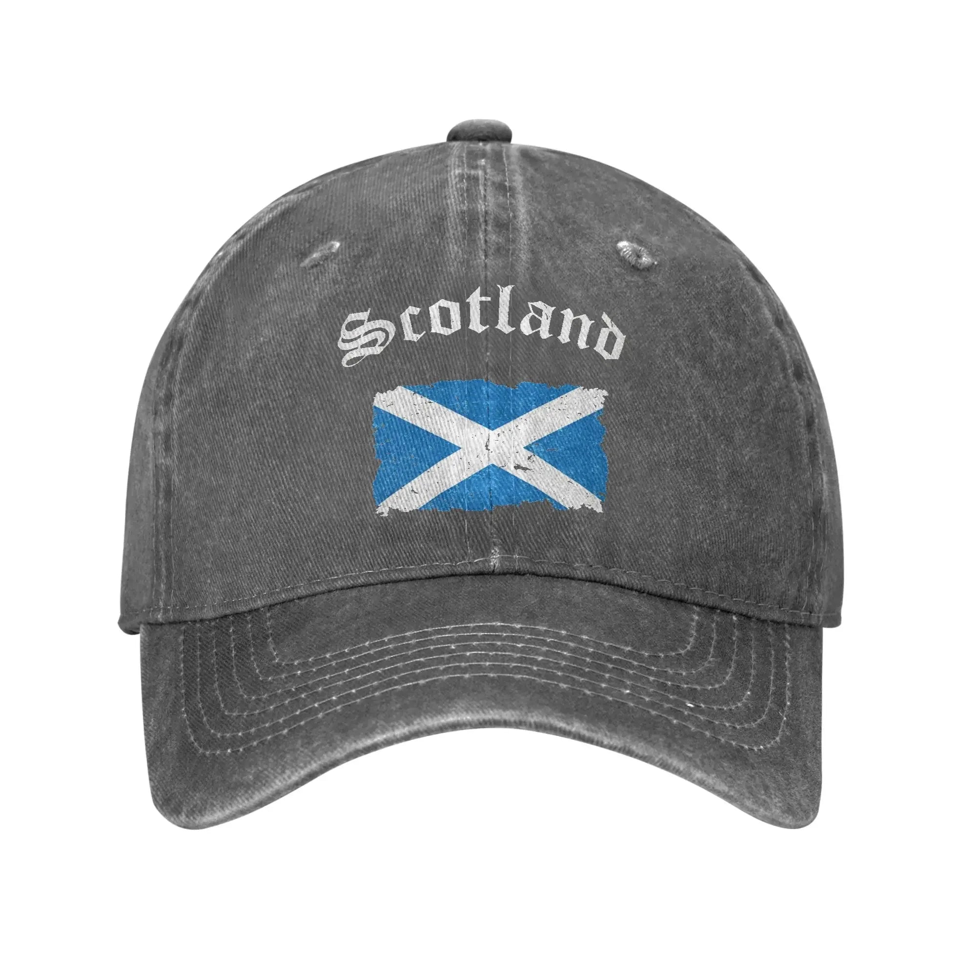 Scotland Saltire Flag Vintage Cap Scotland Flag - Retro Scottish Flag