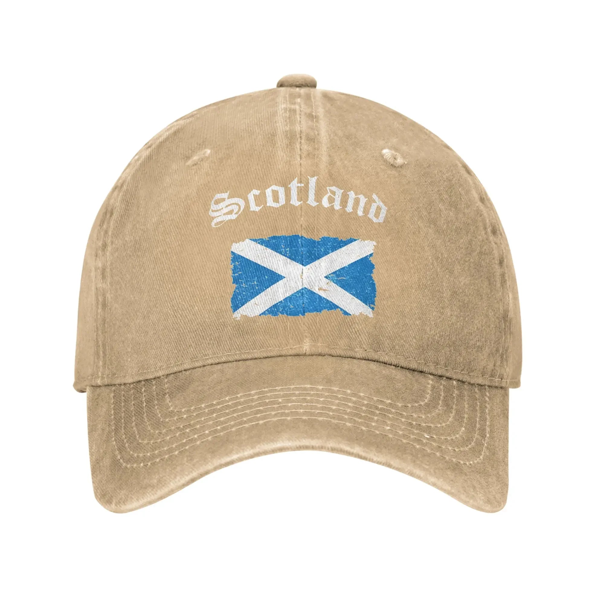 Scotland Saltire Flag Vintage Cap Scotland Flag - Retro Scottish Flag
