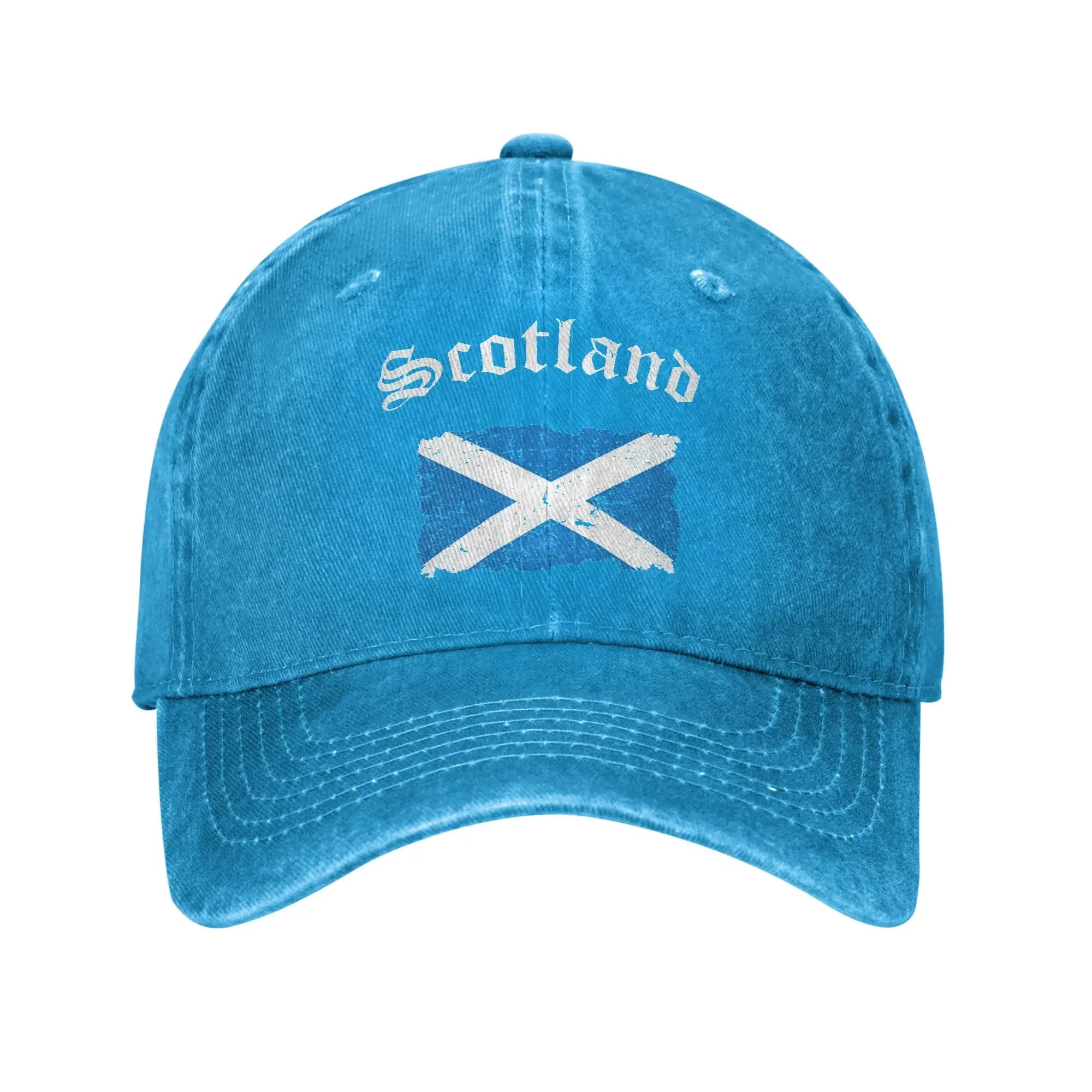 Scotland Saltire Flag Vintage Cap Scotland Flag - Retro Scottish Flag