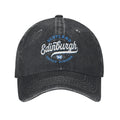 Soft Edinburgh Scotland United Kingdom Baseball Cap Unstructured for Men Women Distressed Denim Sun Cap UK Flag Travel Gift Hat