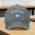 Scotland Flag - Scottish Football Soccer  Sun Baseball Cap  Stylish Female Male Washed Trucker Hat Sport Baseball Caps Gift