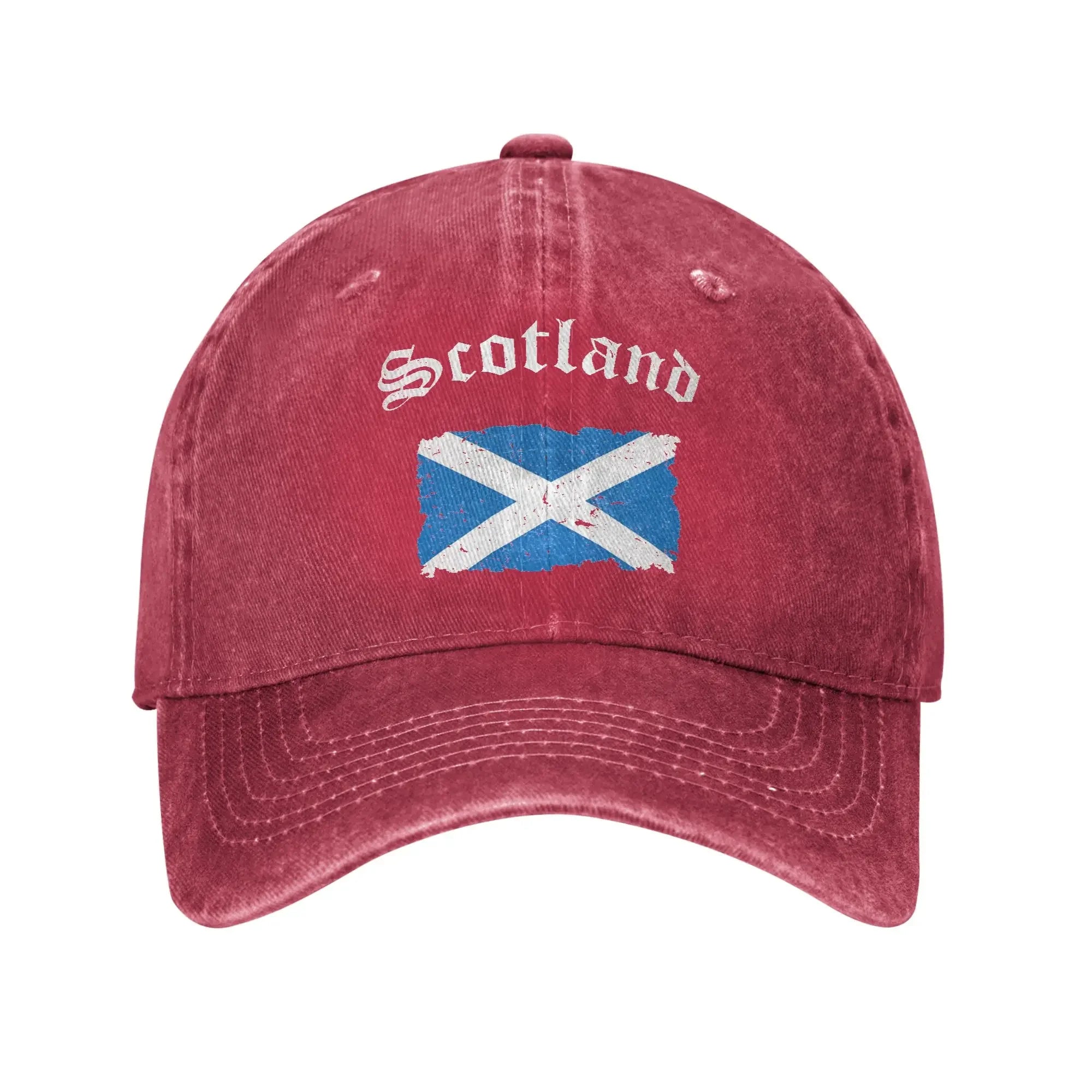 Scotland Saltire Flag Vintage Cap Scotland Flag - Retro Scottish Flag