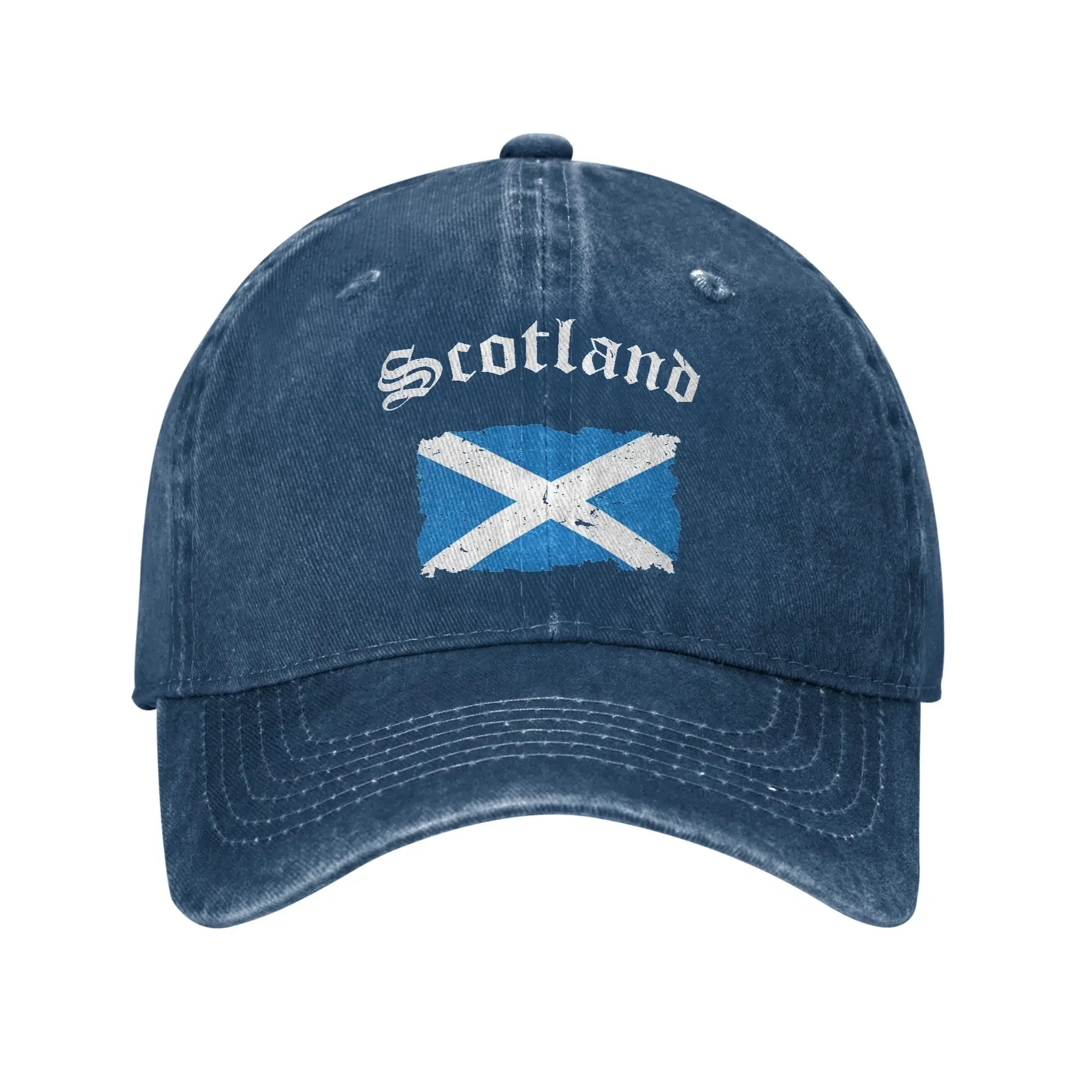 Scotland Saltire Flag Vintage Cap Scotland Flag - Retro Scottish Flag