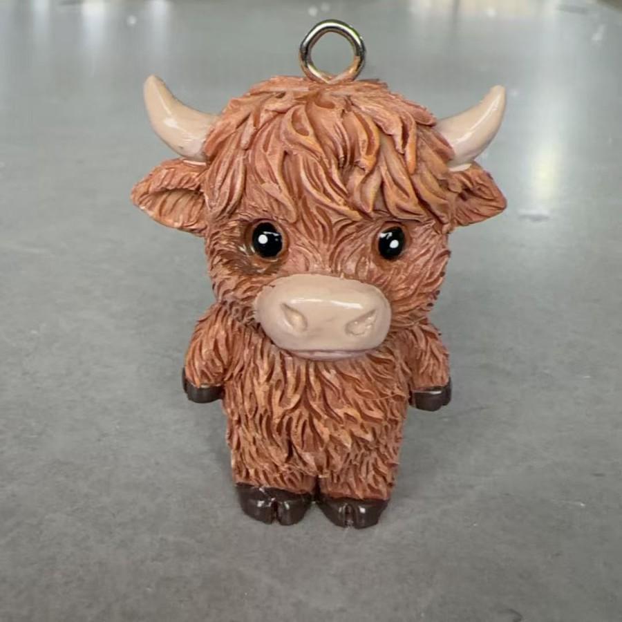 Highland Cow Month Keychain - CK NORTH Highland Cow Month Keychain | CK NORTH