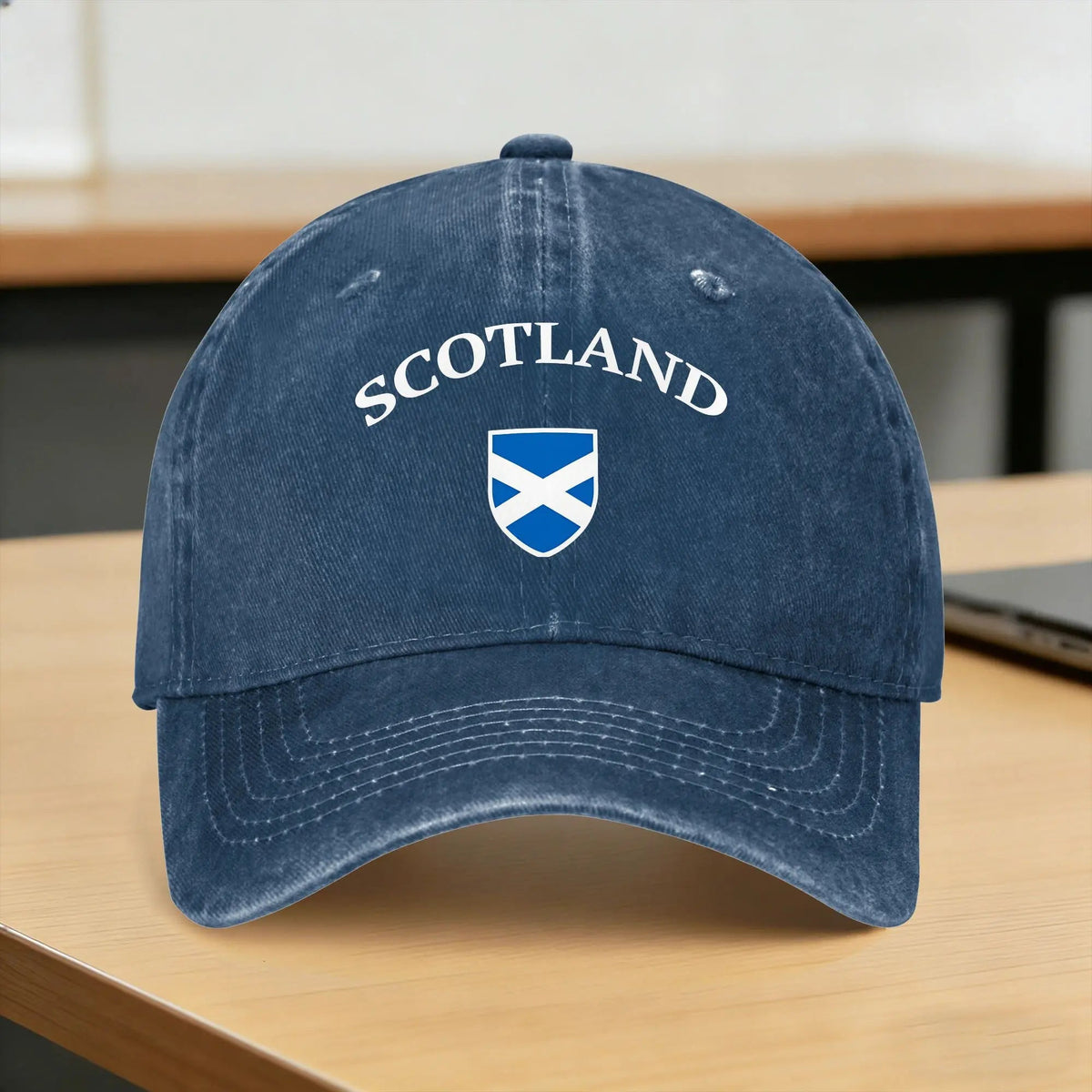 Scotland Football Flag Washed Trucker Cap - CK NORTH Scotland Football Flag Washed Trucker Cap | CK NORTH