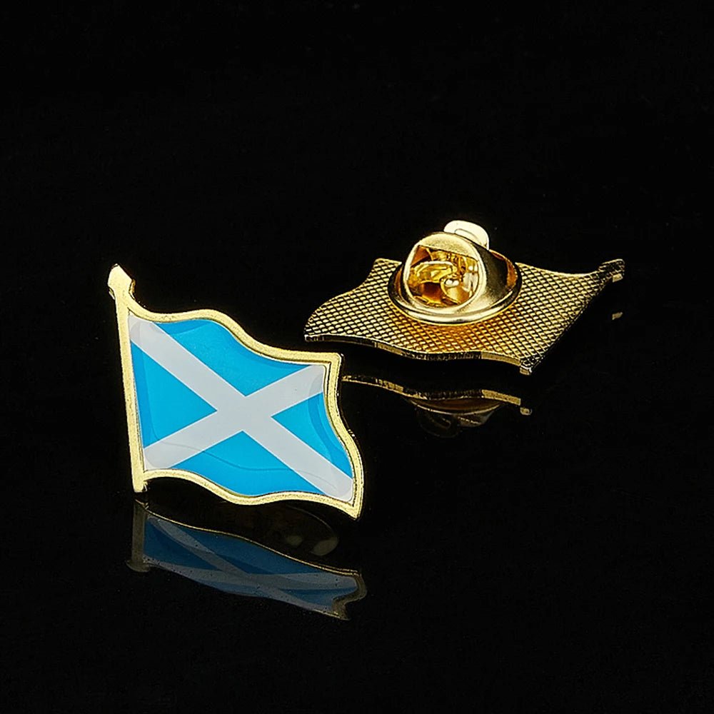 Scotland Saltire Flag Enamel Lapel Pin - CK NORTH Scotland Saltire Flag Enamel Lapel Pin | CK NORTH