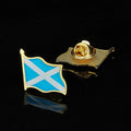 Scotland Saltire Flag Enamel Lapel Pin - CK NORTH Scotland Saltire Flag Enamel Lapel Pin | CK NORTH