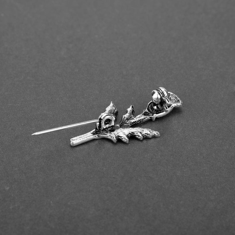 Scottish Thistle Brooch Metal Pin - CK NORTH Scottish Thistle Brooch Metal Pin | CK NORTH